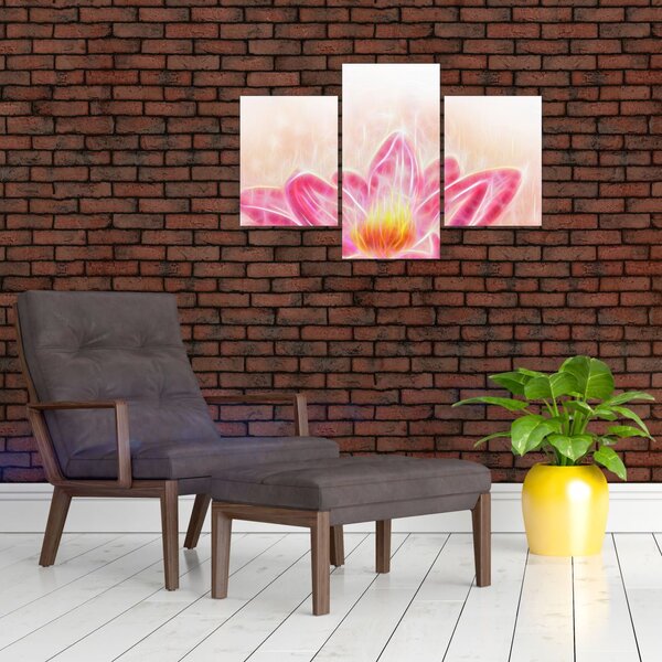 Slika lotosovega cveta (90x60 cm)