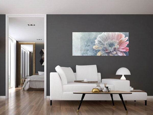 Slika - Zimska roža (120x50 cm)