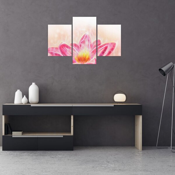Slika lotosovega cveta (90x60 cm)