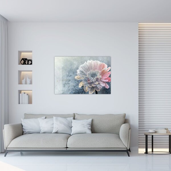 Slika - Zimska roža (90x60 cm)
