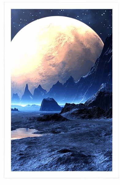 Plakat fantasy zemlja