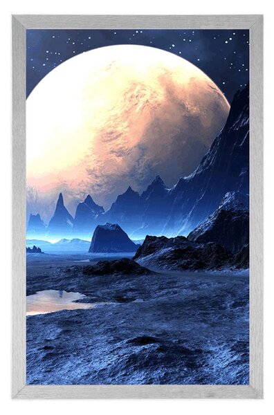 Plakat fantasy zemlja