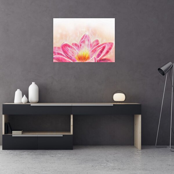 Slika lotosovega cveta (70x50 cm)