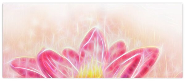 Slika lotosovega cveta (120x50 cm)