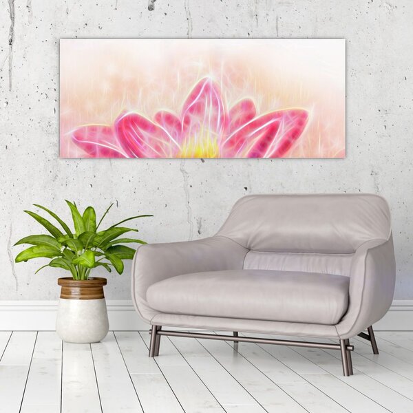 Slika lotosovega cveta (120x50 cm)