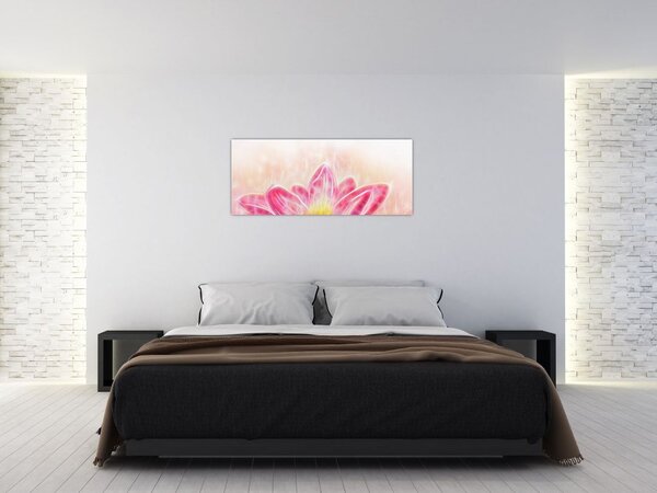 Slika lotosovega cveta (120x50 cm)