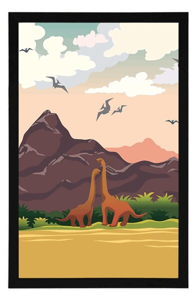 Plakat zemlja dinosaurusa