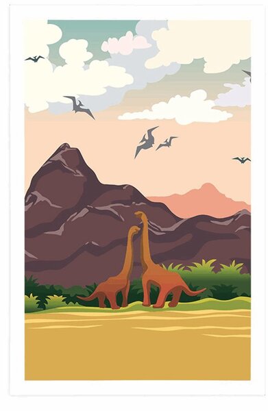 Plakat zemlja dinosaurusa
