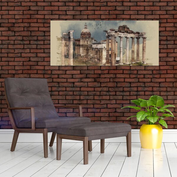 Slika - Rimski forum, Rim, Italija (120x50 cm)