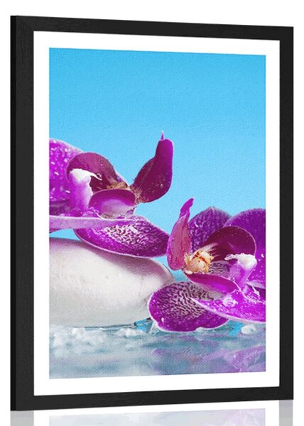 Plakat s paspartuom mrtva priroda - wellness