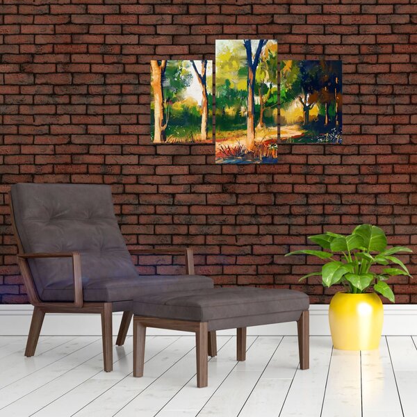 Podoba gozda v poletnem soncu, slika (90x60 cm)