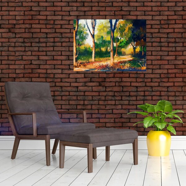 Podoba gozda v poletnem soncu, slika (70x50 cm)