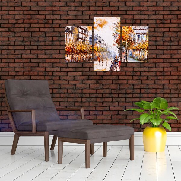 Slika - Ulica v Parizu (90x60 cm)
