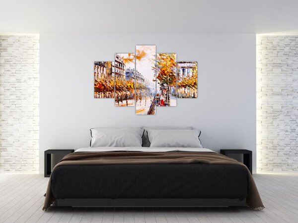 Slika - Ulica v Parizu (150x105 cm)