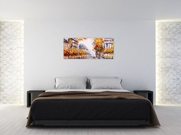 Slika - Ulica v Parizu (120x50 cm)