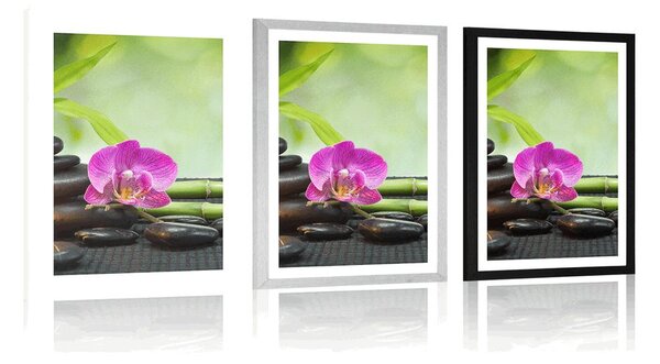 Plakat s paspartuom Feng Shui mrtva priroda
