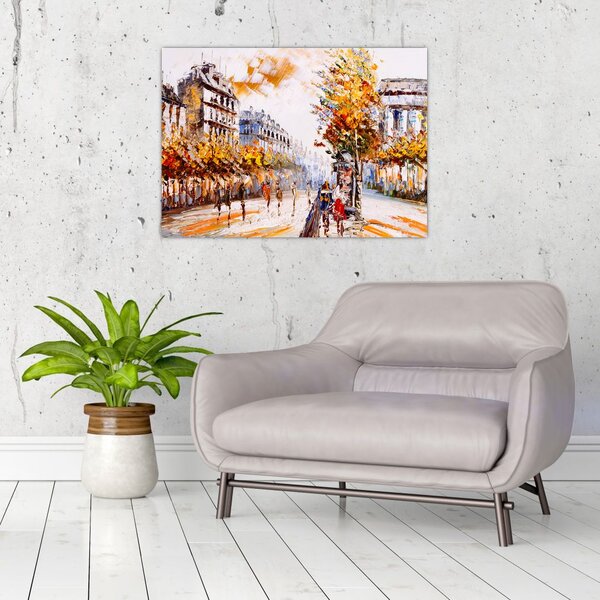 Slika - Ulica v Parizu (70x50 cm)