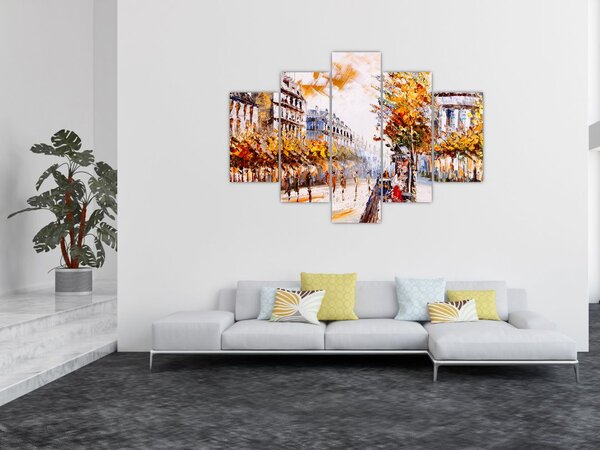 Slika - Ulica v Parizu (150x105 cm)