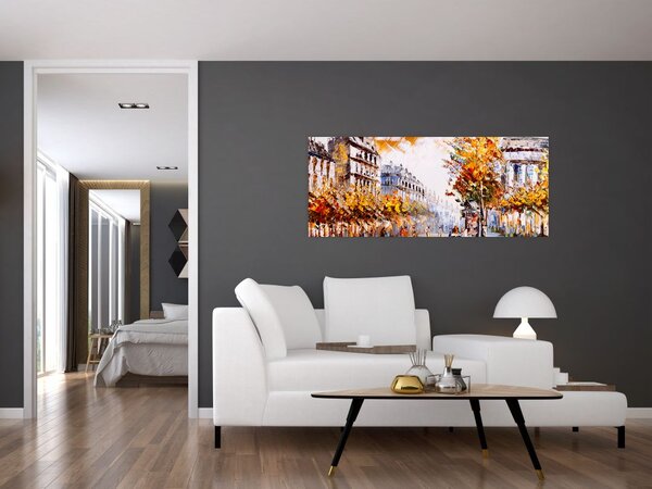 Slika - Ulica v Parizu (120x50 cm)