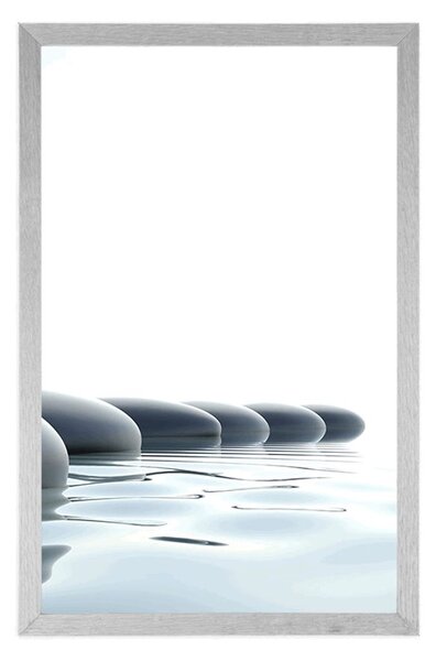 Plakat Zen kamenje u rijeci