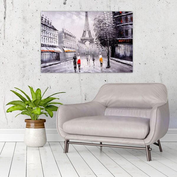 Slika - Oljna slika, Pariz (90x60 cm)