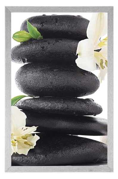 Plakat Zen kamenje i morska sol