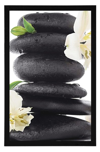 Plakat Zen kamenje i morska sol