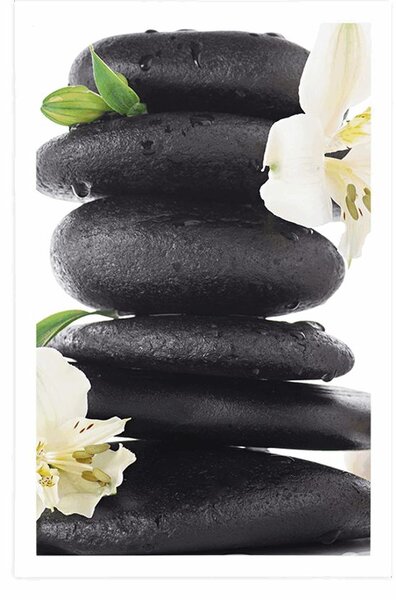 Plakat Zen kamenje i morska sol