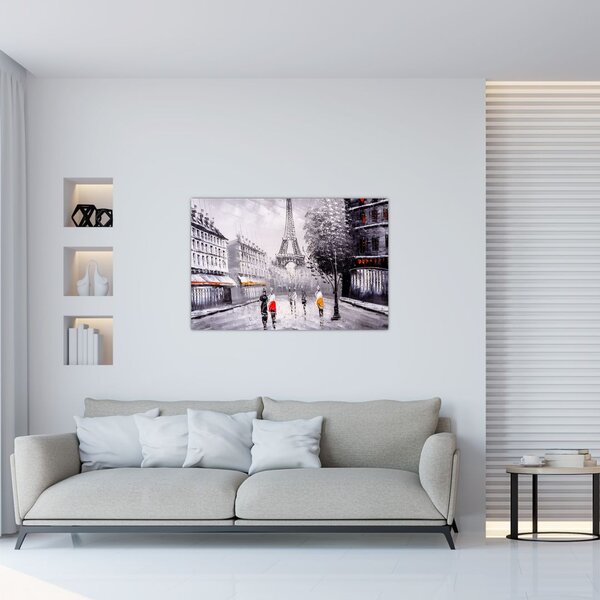Slika - Oljna slika, Pariz (90x60 cm)