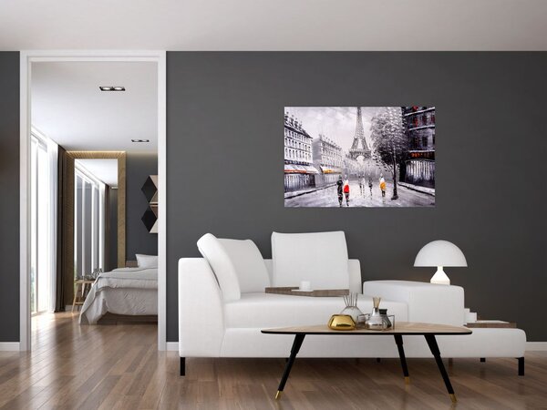 Slika - Oljna slika, Pariz (90x60 cm)