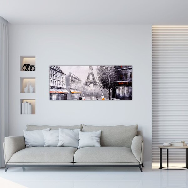 Slika - Oljna slika, Pariz (120x50 cm)
