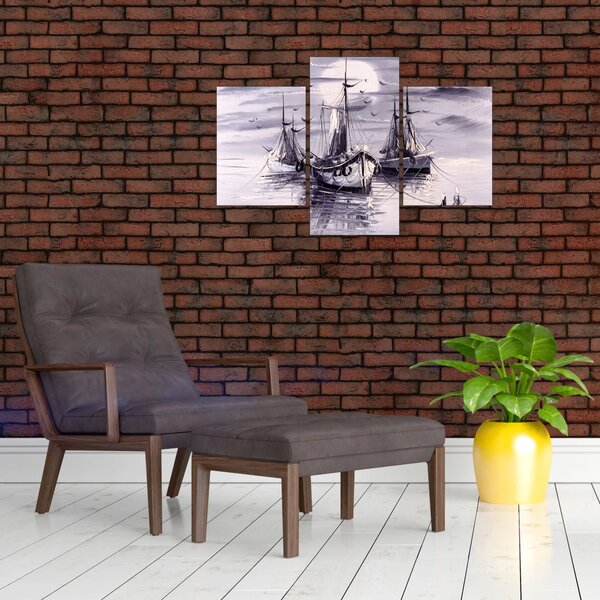 Slika - Port, oljna slika (90x60 cm)