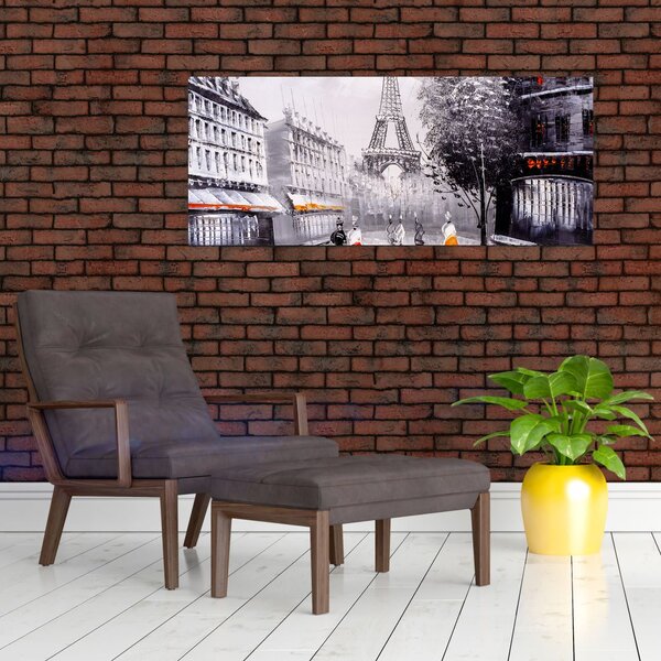 Slika - Oljna slika, Pariz (120x50 cm)