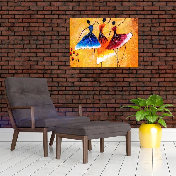 Slika - Oljna slika, balerine (70x50 cm)