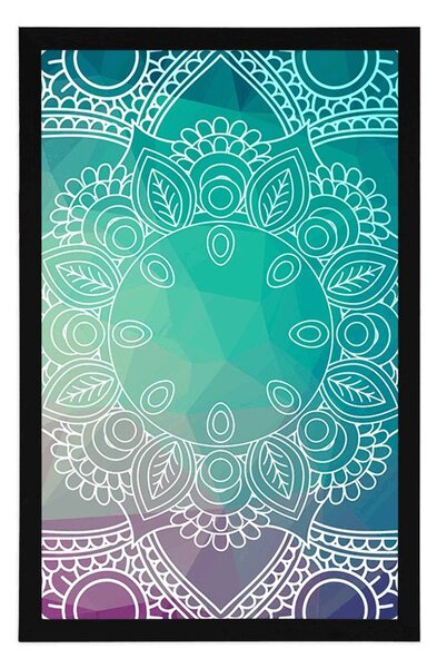 Plakat pastelna Mandala
