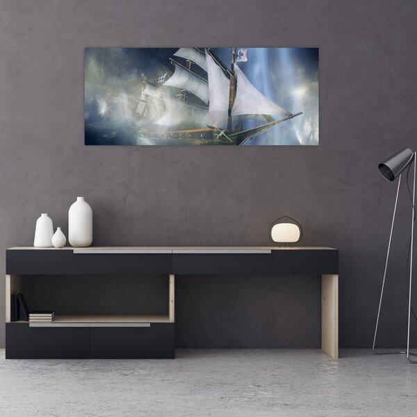 Slika - Ladja duhov (120x50 cm)