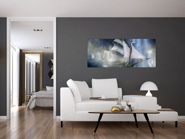 Slika - Ladja duhov (120x50 cm)