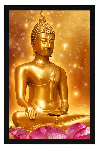 Plakat zlatni Buddha