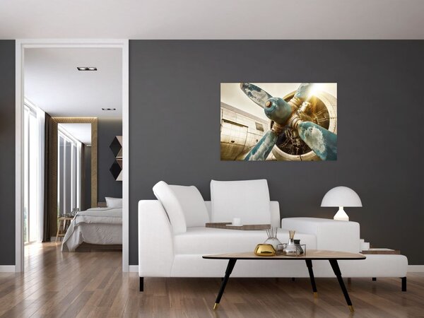 Slika - Propeler starega letala (90x60 cm)