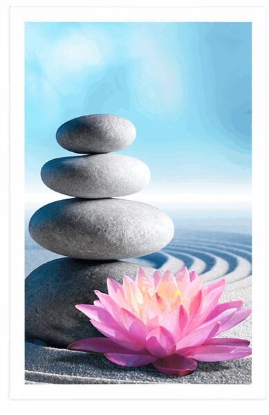 Plakat wellness kamenje