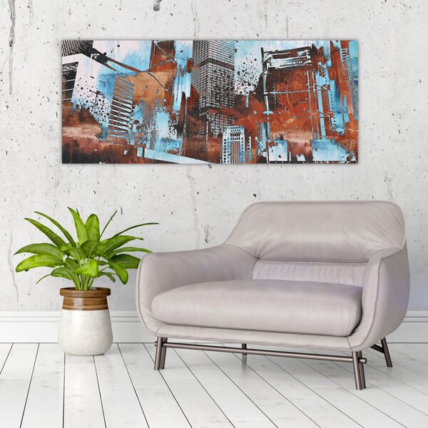 Slika - Nebotičniki (120x50 cm)