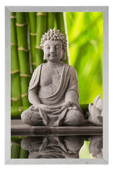 Plakat harmoničan Buddha