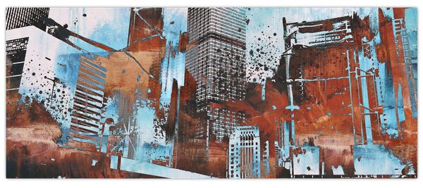 Slika - Nebotičniki (120x50 cm)