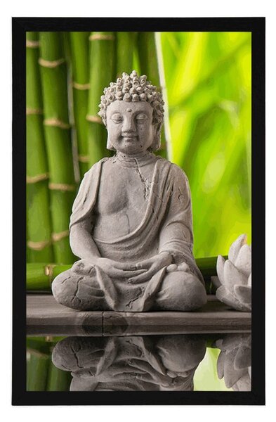Plakat harmoničan Buddha