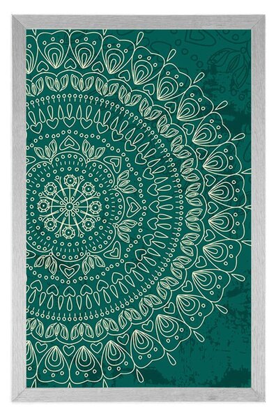 Plakat ručno nacrtana Mandala