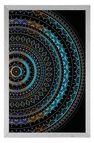 Plakat Mandala s uzorkom sunca