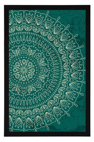Plakat ručno nacrtana Mandala