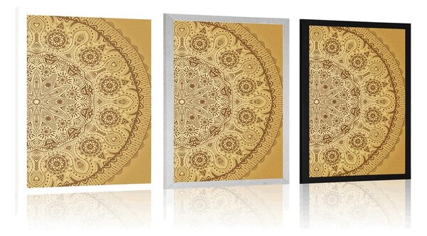Plakat ukrasna Mandala s čipkom