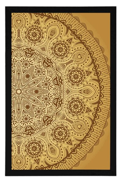 Plakat ukrasna Mandala s čipkom