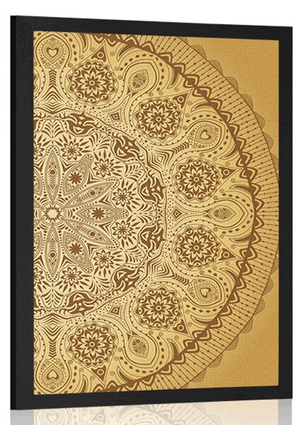 Plakat ukrasna Mandala s čipkom
